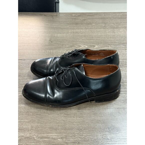 BOSTONIAN CLASSIC SHOES BLACK LEATHER SIZE 8.5 - Picture 2 of 7